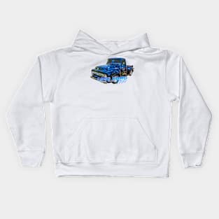 1956 Ford F100 Pickup Truck Kids Hoodie